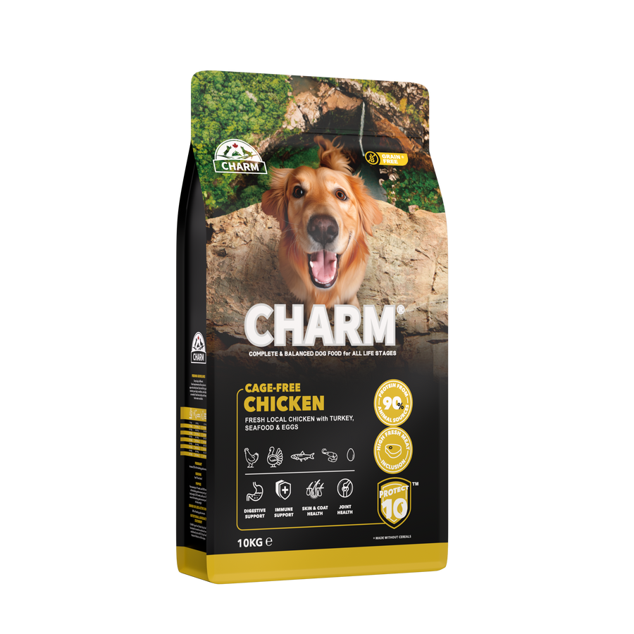CHARM - Cage-free Chicken - Kornfrit hundefoder med frisk kylling