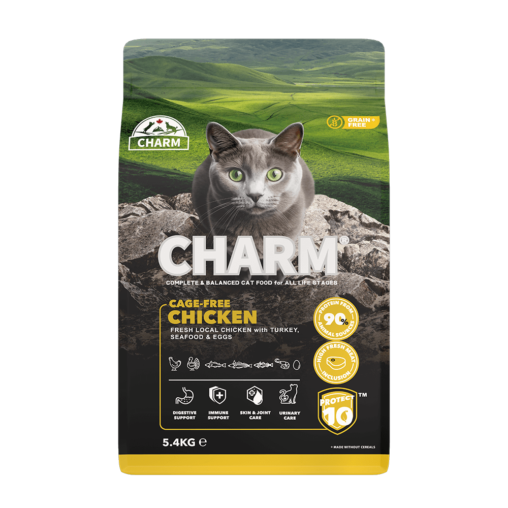 CHARM - Cage-Free Chicken - kornfrit kattefoder med frisk kylling