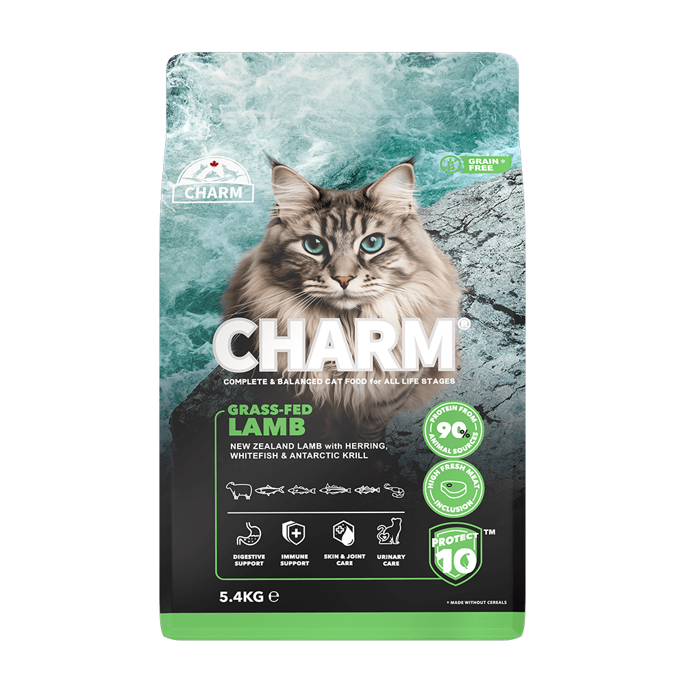 CHARM - Grass-Fed Lamb – Kornfrit kattefoder med frisk lam