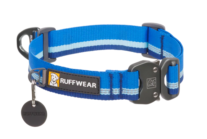Blå Top Rope halsbånd med metalspænde - Ruffwear