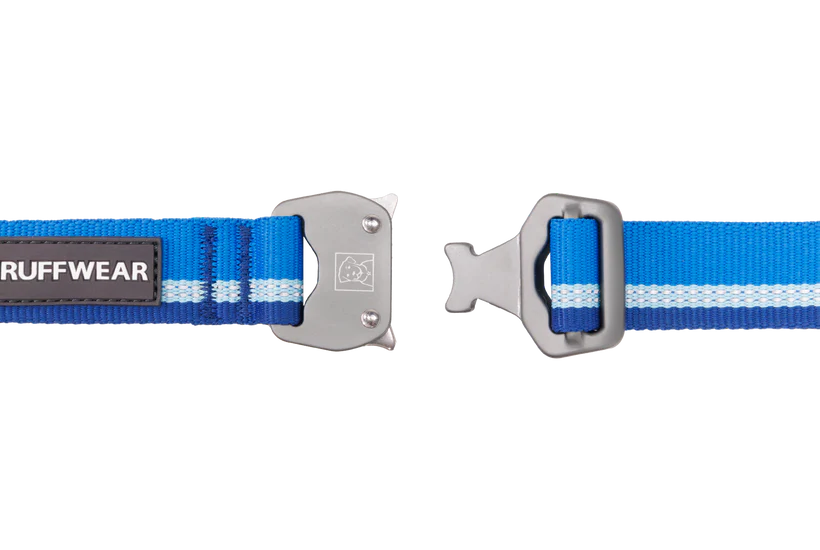 Blå Top Rope halsbånd med metalspænde - Ruffwear