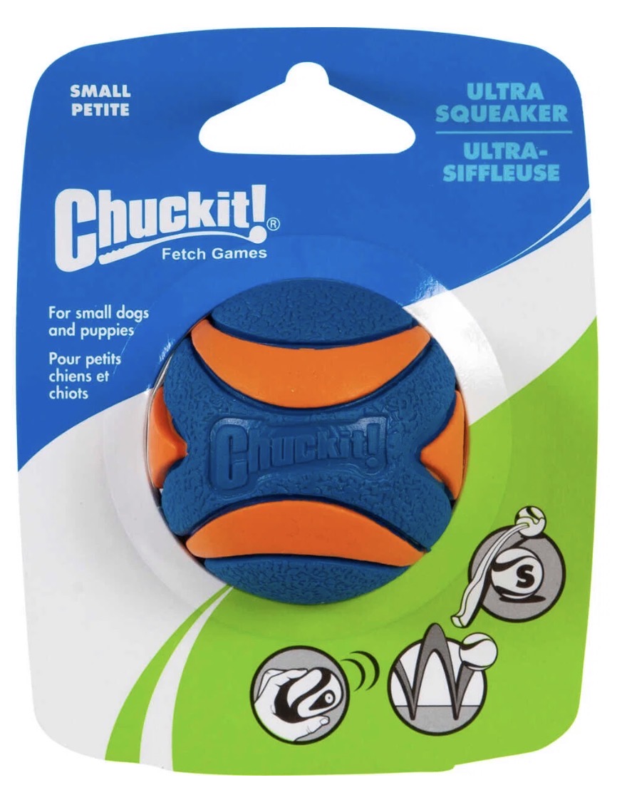 Ultra Squeaker Ball med PIV - Chuck It!