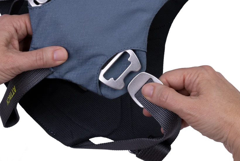Load Up Dog Car Harness - Ruffwear Slate Blue
