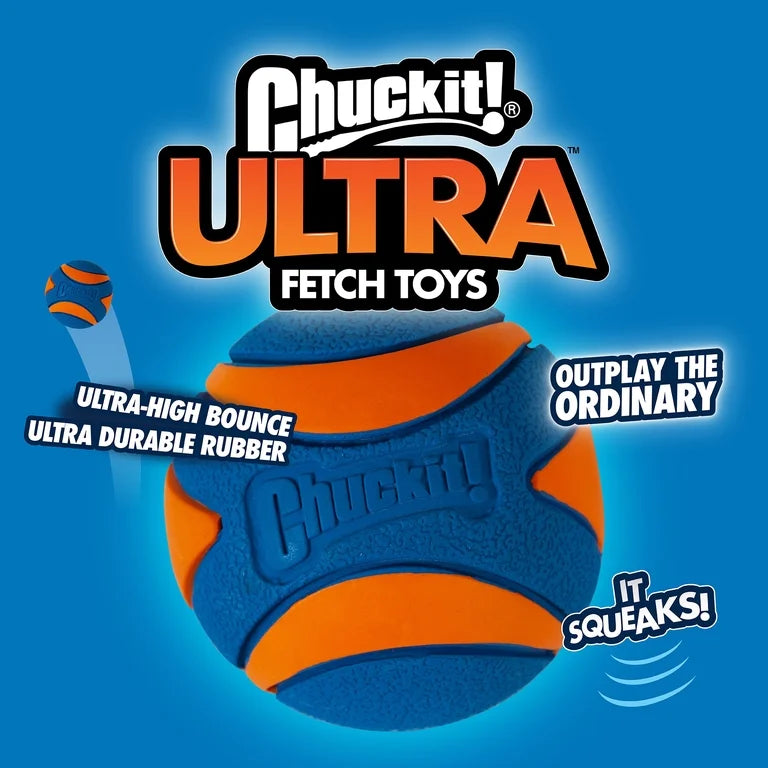 Ultra Squeaker Ball med PIV - Chuck It!