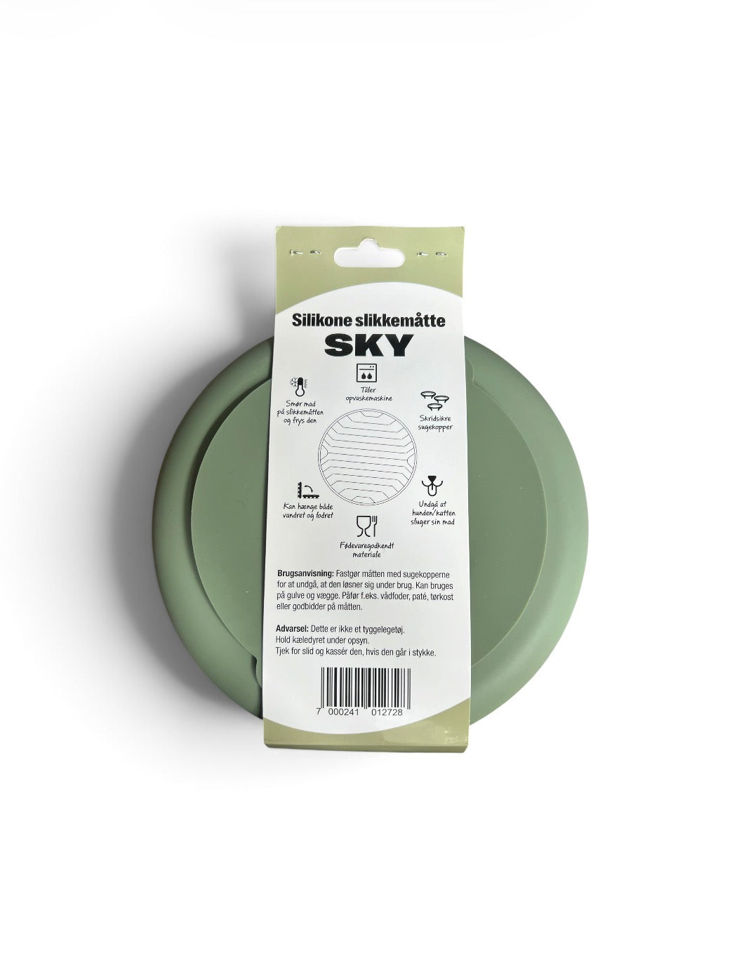 Slikkemåtte Grøn SKY, Nordic Paws
