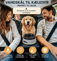 HUNTER Road Refresher Travel Bowl – Anti-spild vandskål 1,4 L