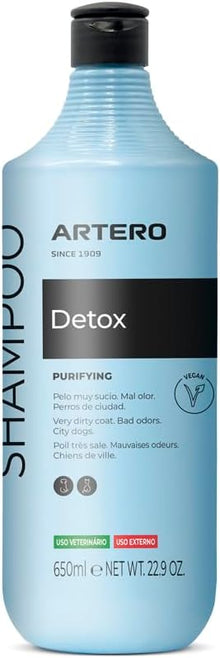 Artero Detox Dybderensende Hundeshampoo med Aktivt Kul – 300 ml