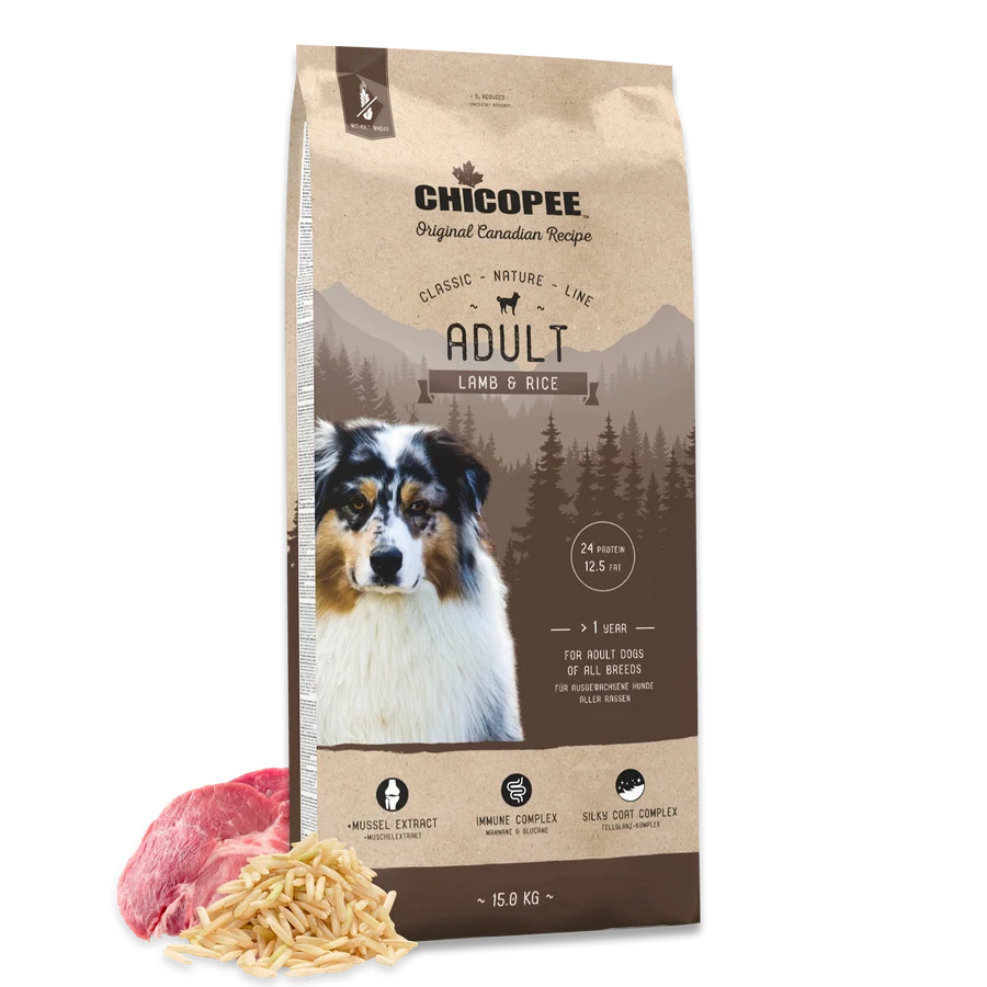 Chicopee Classic Nature Line - Adult, Lamb & Rice 15 kg