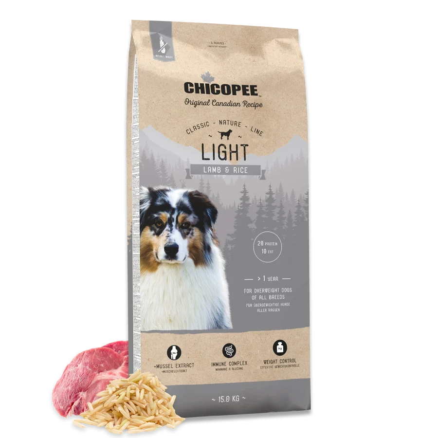 Chicopee Nature Line - Light Adult, Lamb & Rice 2 kg