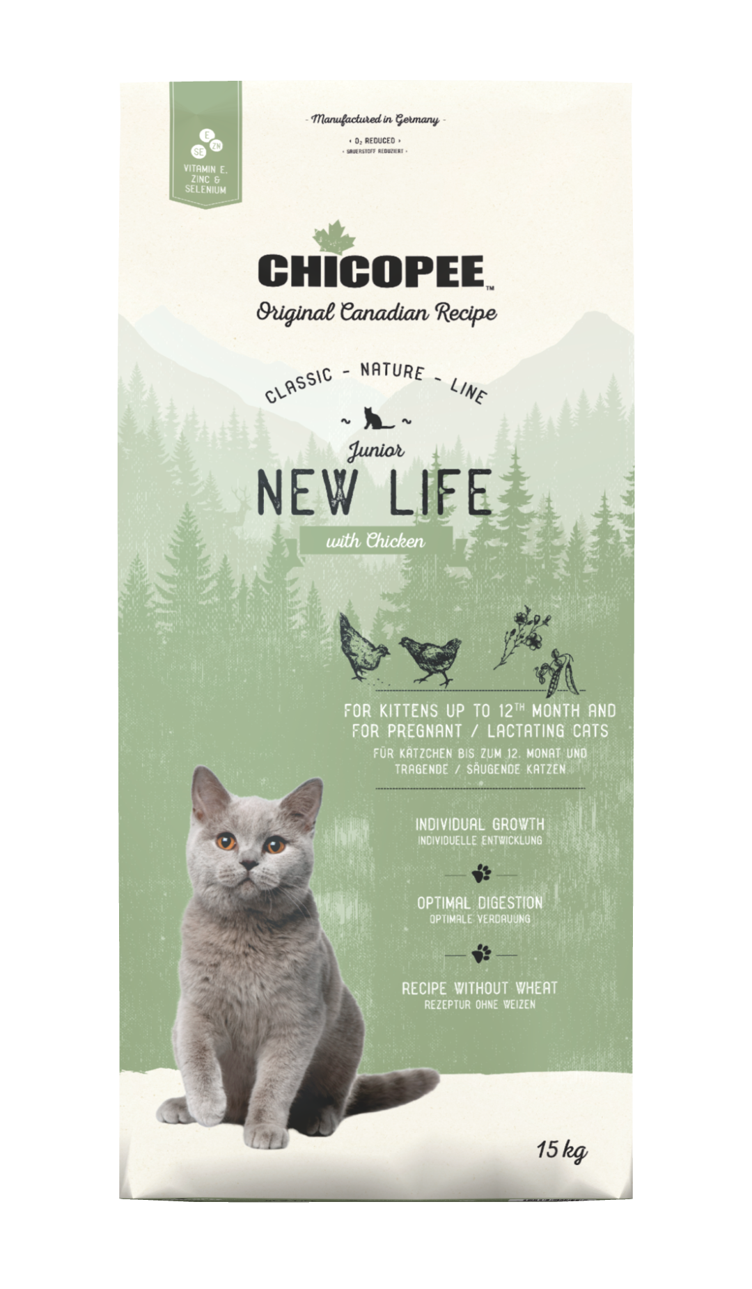 Chicopee Cat JUNIOR New Life Chicken
