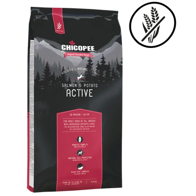 Chicopee Holistic Nature Line - Active, Salmon & Potato 12 kg