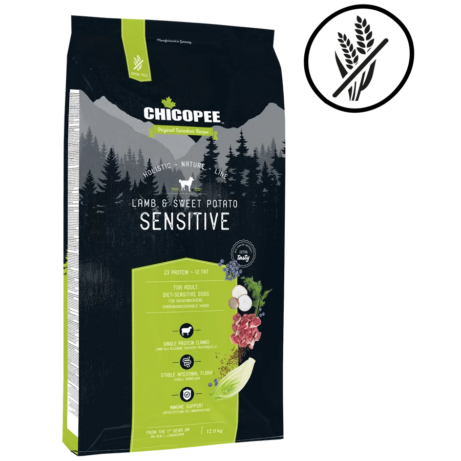 Sensitive Adult Lamb & Sweet Potato 12 kg - Chicopee Holistic Nature Line