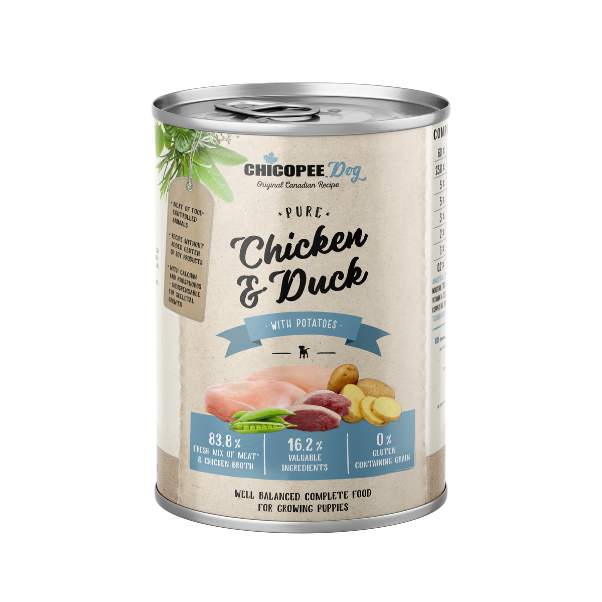 Chicopee Dog Junior - Pure Chicken & Duck 12 x 400 gram