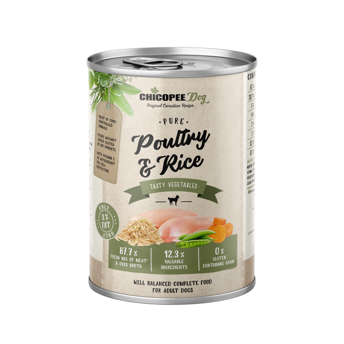 Chicopee Dog Adult Poultry & Rice 12 x 400 gram