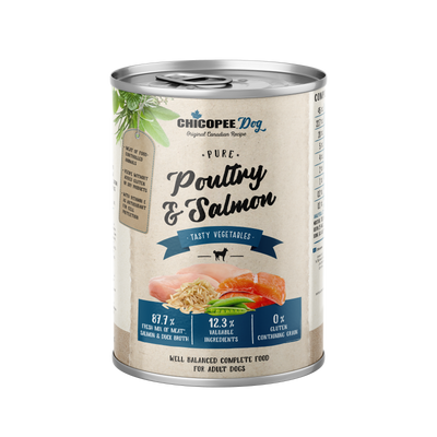 Chicopee Dog Adult Poultry & Salmon 12 x 400 gram
