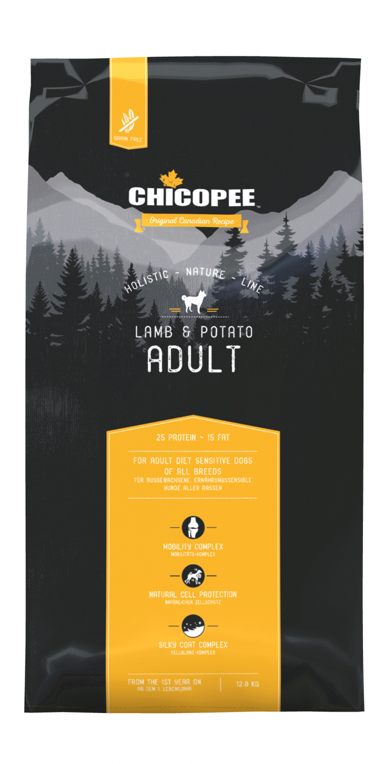 Chicopee Holistic Nature Line - Adult, Lamb & Potato 12 kg