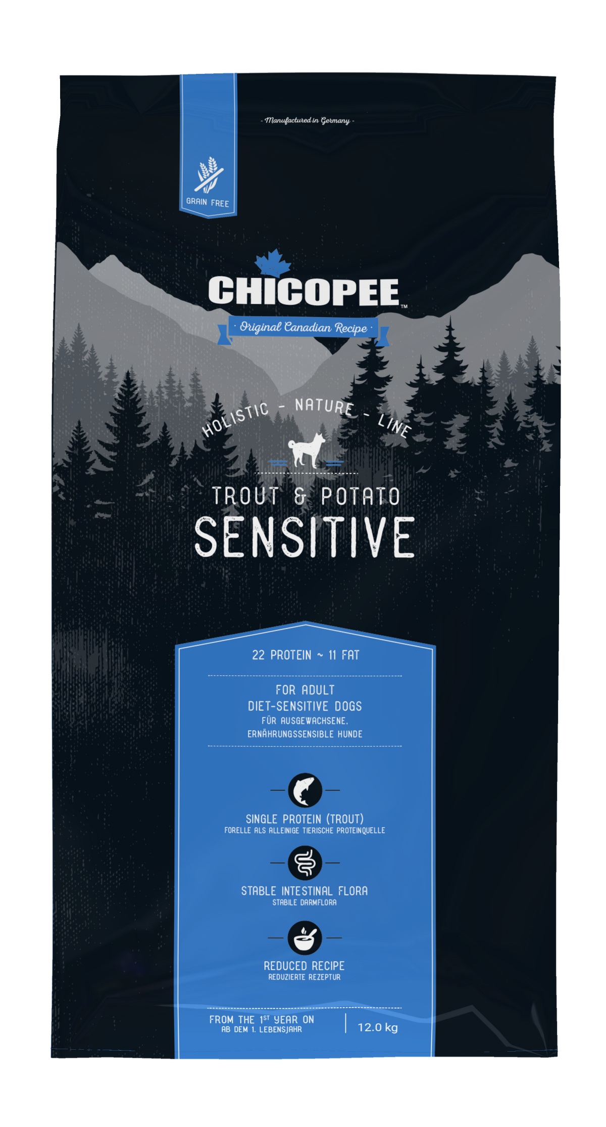 Chicopee Holistic Nature Line - Adult, Trout & Potato 2 kg
