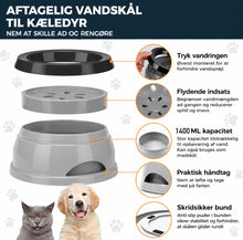 HUNTER Road Refresher Travel Bowl – Anti-spild vandskål 1,4 L