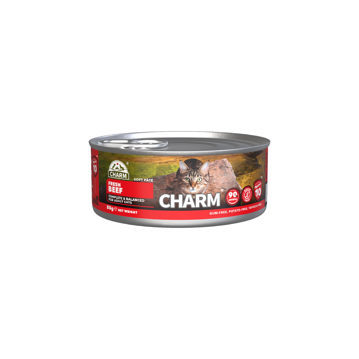 CHARM - Grass-Fed Beef Soft Paté – vådfoder til kat med oksekød
