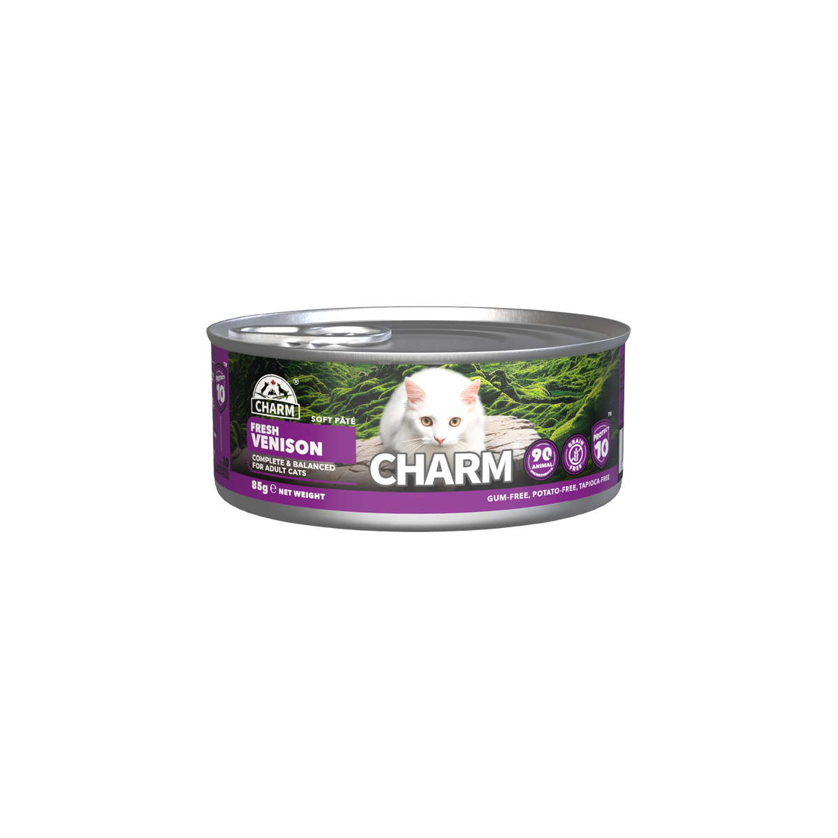 CHARM - Free-Range Venison Soft Paté – vådfoder til kat med vildt