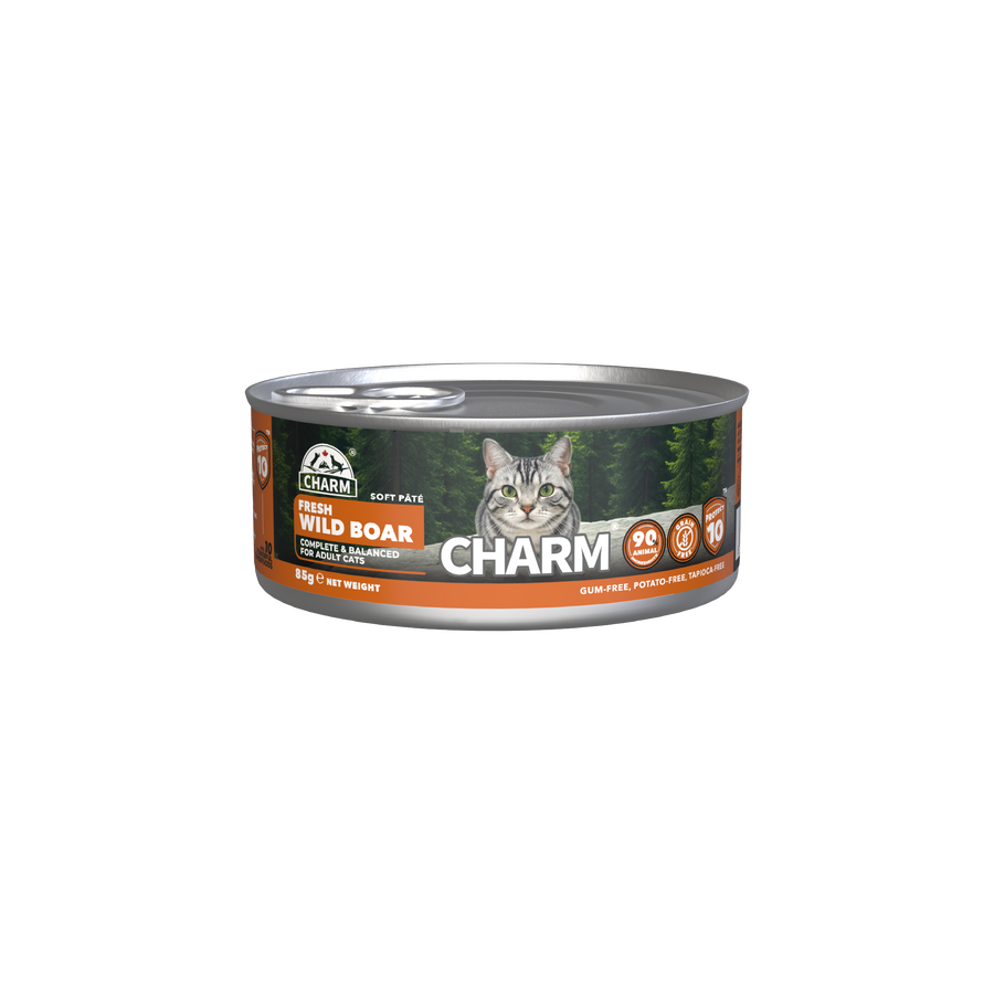 CHARM - Wild Boar Soft Paté – vådfoder til kat med vildsvin