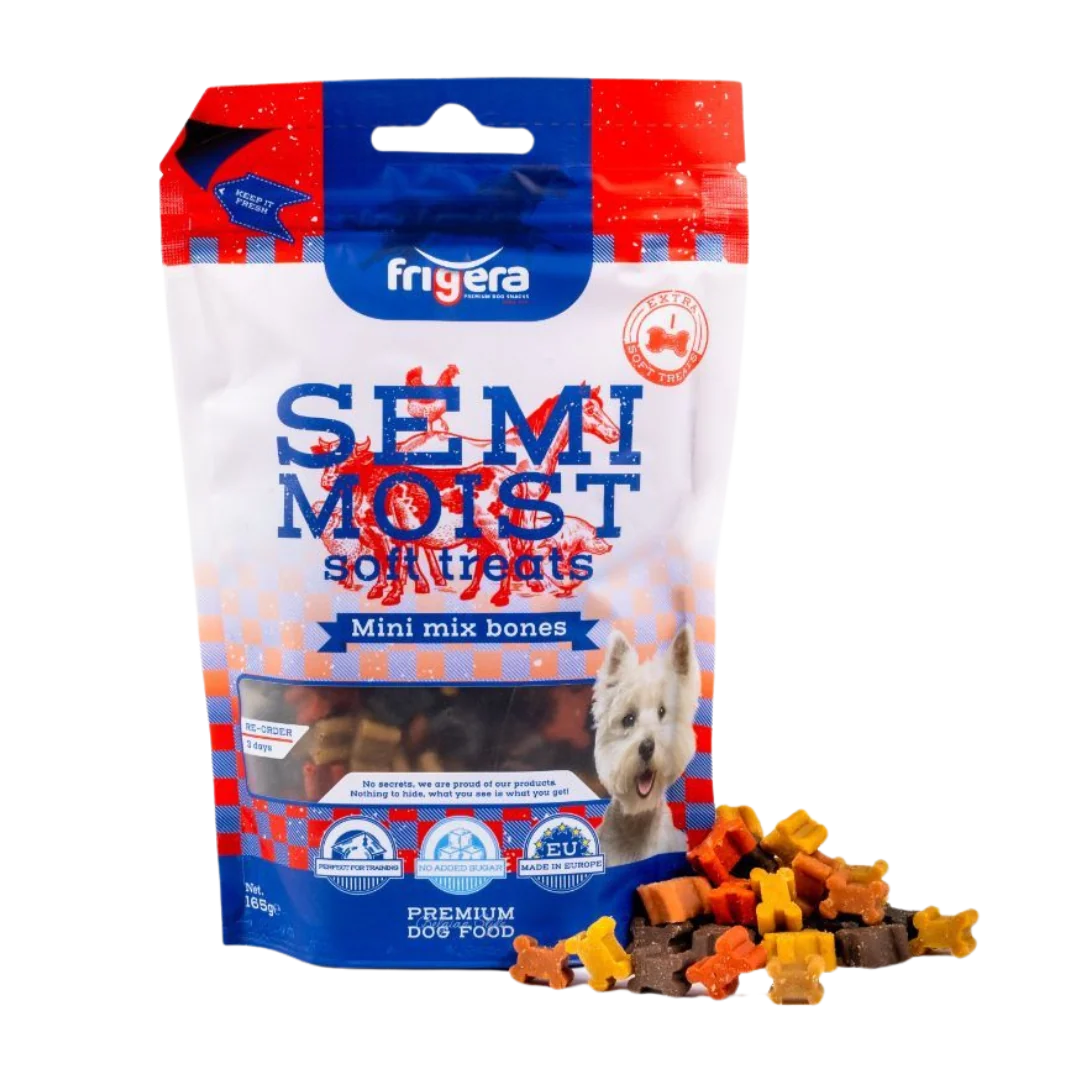 Semi-Moist soft Mini Mix Bones 165 g