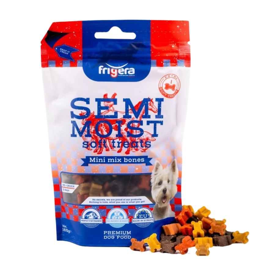 Semi-Moist soft Mini Mix Bones 165 g