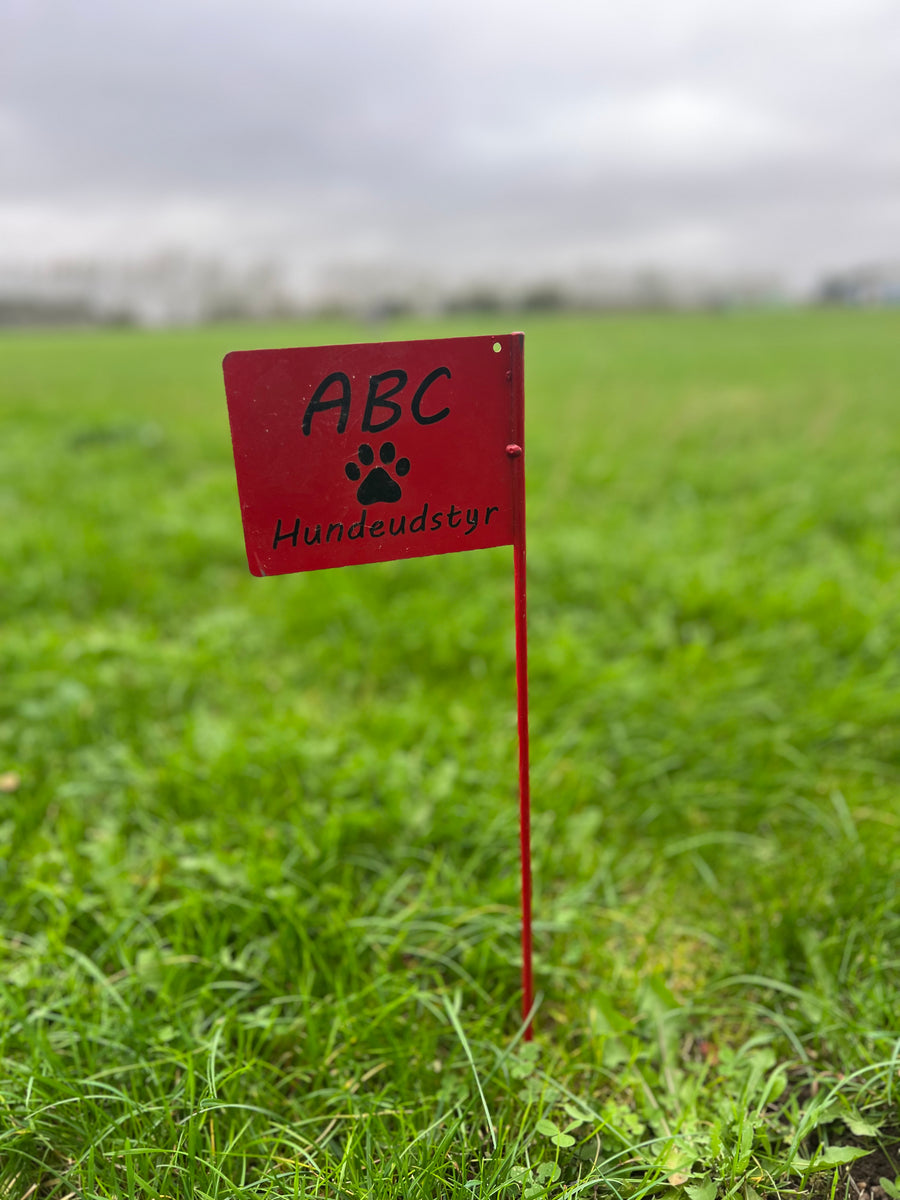 Sporflag - ABC Hundeudstyr (til markeringsstok)