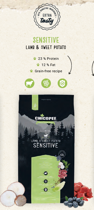 Chicopee Holistic Nature Line - Sensitive Adult, Lamb & Sweet Potato 2 kg