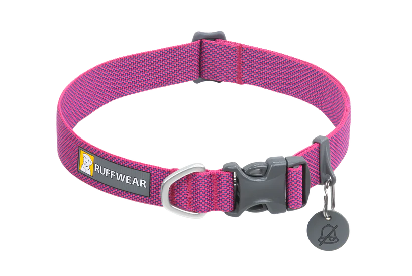 Hi & Light halsbånd - Ruffwear Pink