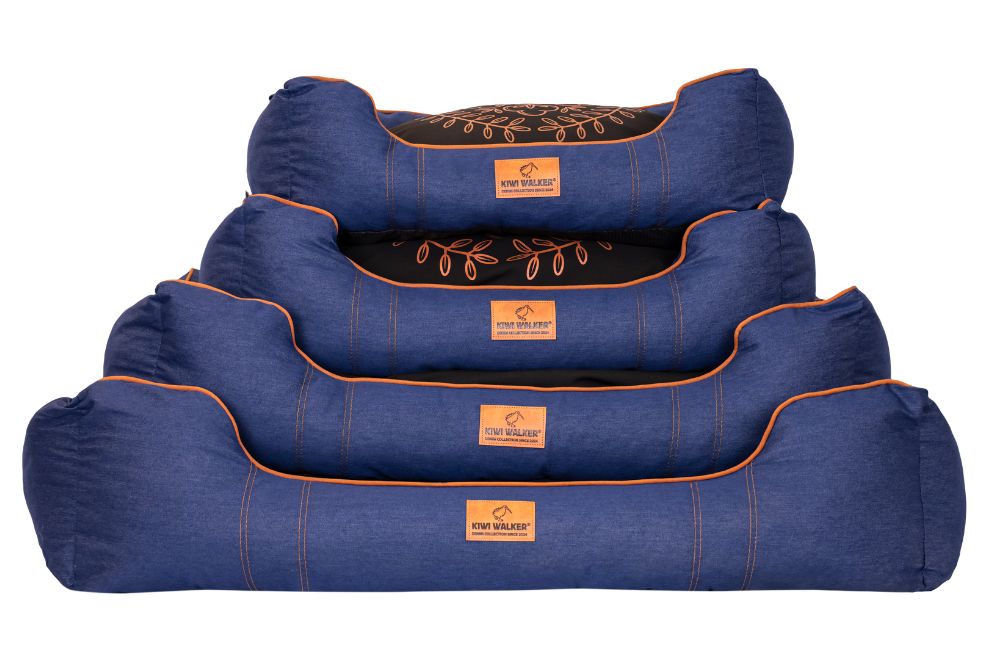 Denim Elegance Hundeseng - Kiwi Walker