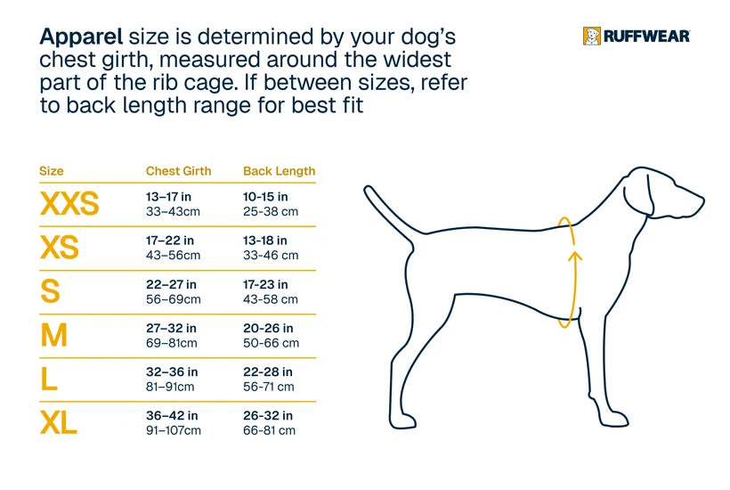Lumenglow High-Vis Vest, refleksvest til hund - Ruffwear Blaze Orange