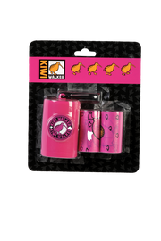 Kiwi Walker Etui til hundeposer - PINK