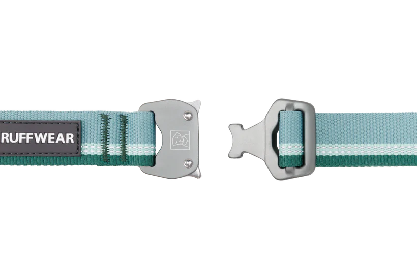Grøn Top Rope halsbånd med metalspænde - Ruffwear