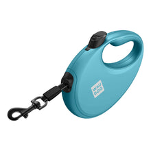 WAU DOG Flexline med poseholder - Blå