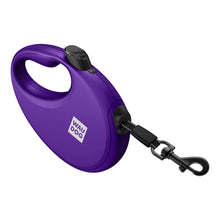 WAU DOG Flexline med poseholder - Lilla