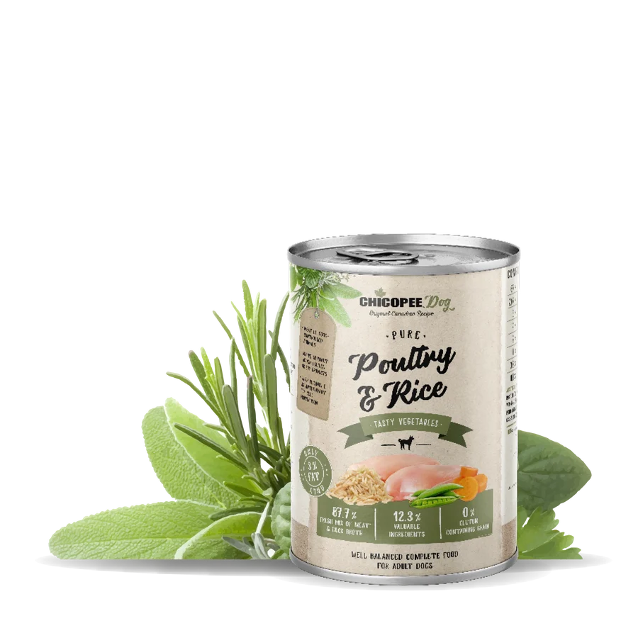 Chicopee Dog Adult - Poultry & Rice 12 x 400 gram
