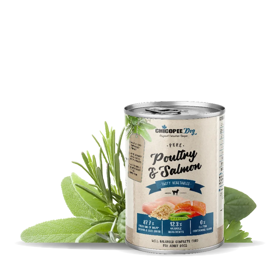 Chicopee Dog Adult - Poultry & Salmon 12 x 400 gram