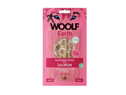 Woolf Earth Noohide stick, Salmon 10 stk Small.