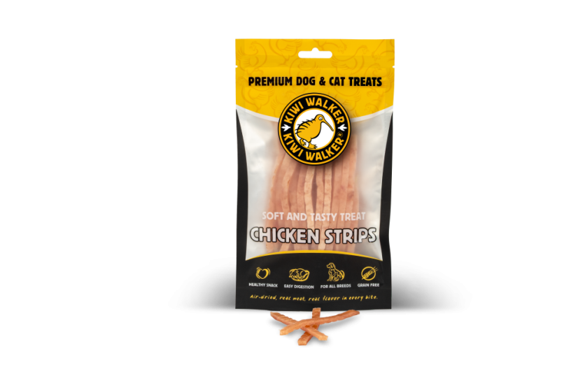 Chicken Strips (Soft and Tasty Treat) - Premium Dog & Cat Treats - Kiwi Walker
