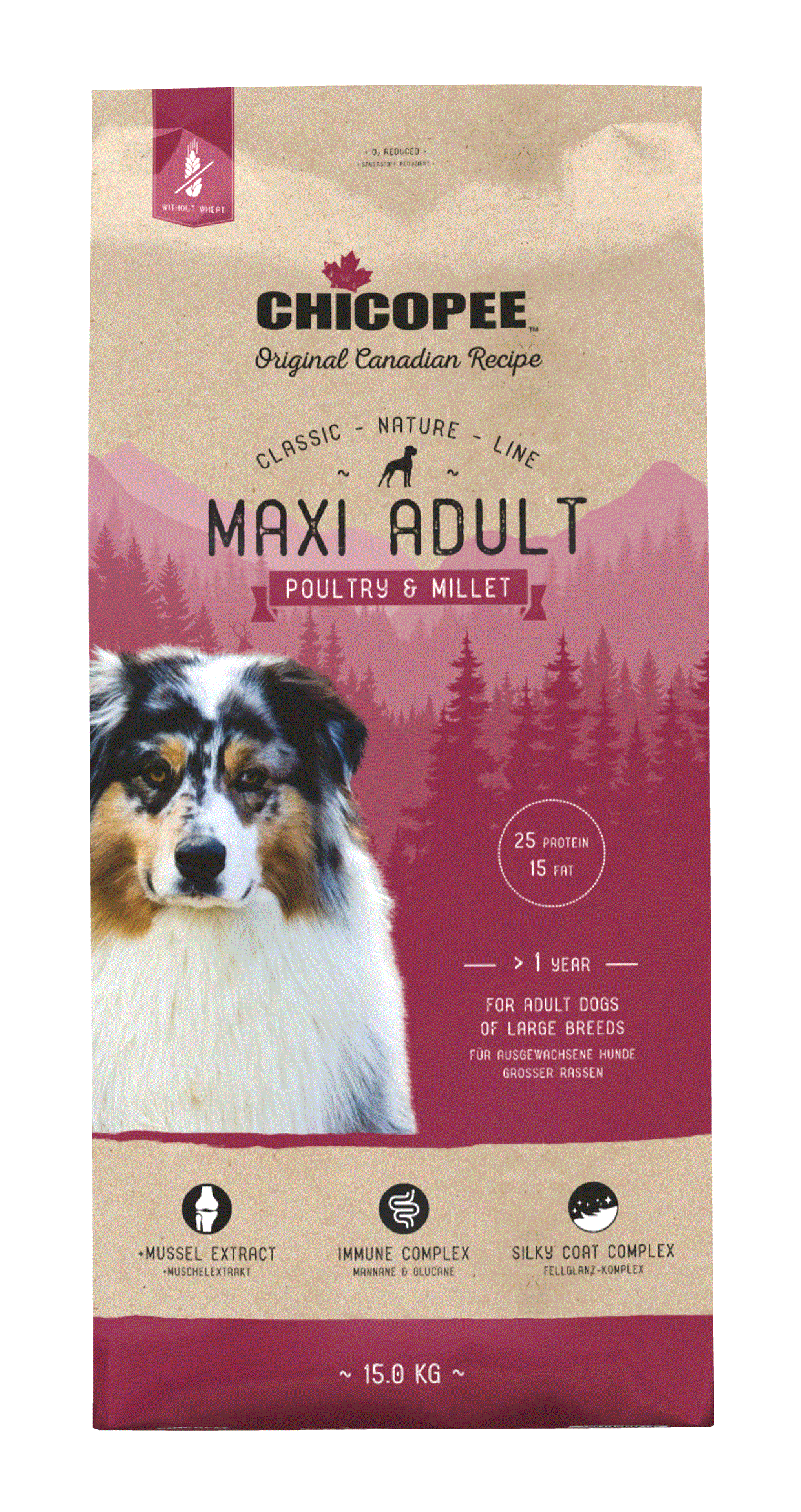 Chicopee Nature Line Maxi Adult - Poultry & Millet