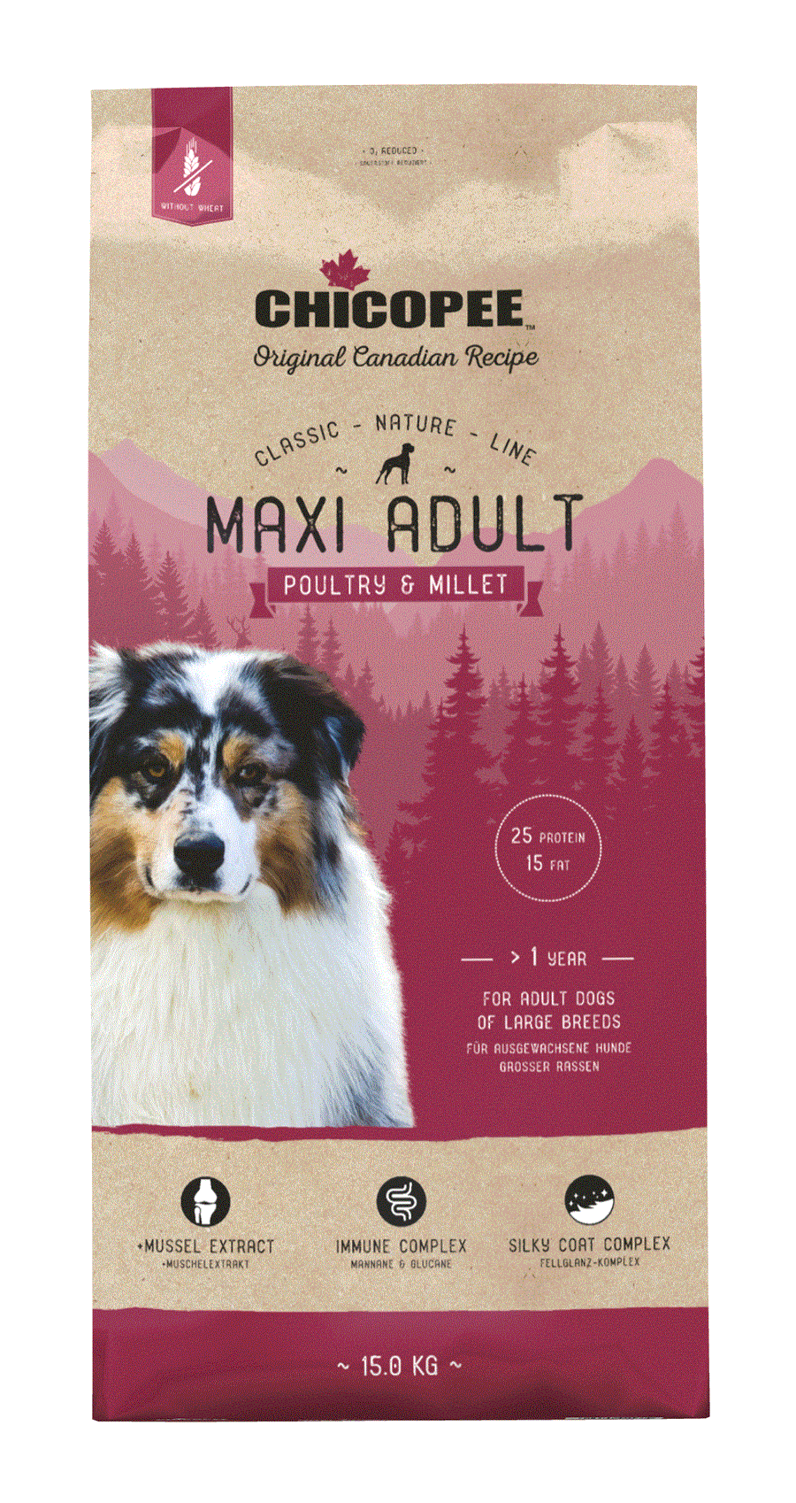 Chicopee Nature Line Maxi Adult - Poultry & Millet