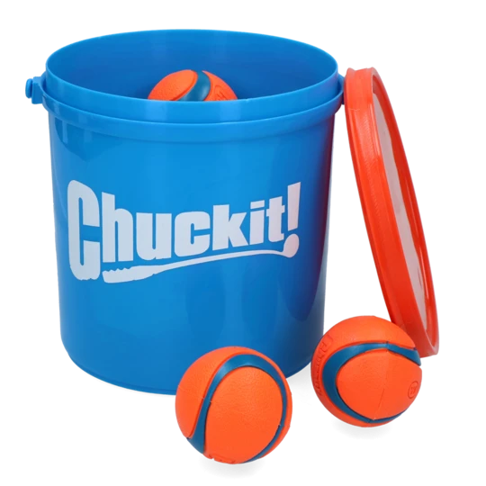 Spand med 8 ultra bolde i Medium - Chuck it!