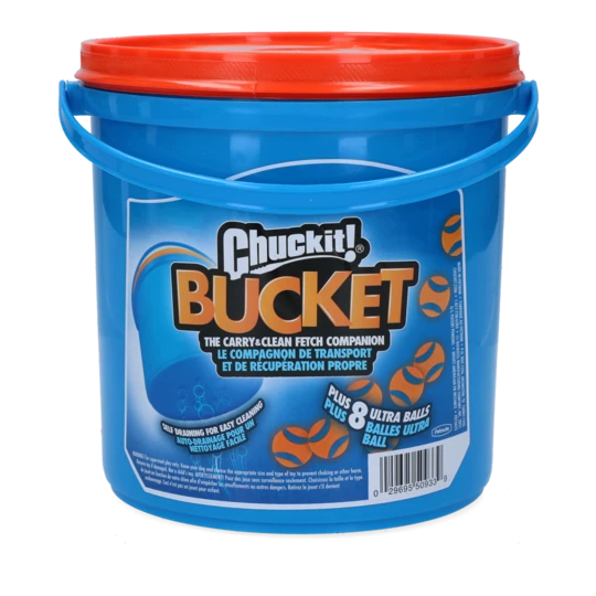 Spand med 8 ultra bolde i Medium - Chuck it!