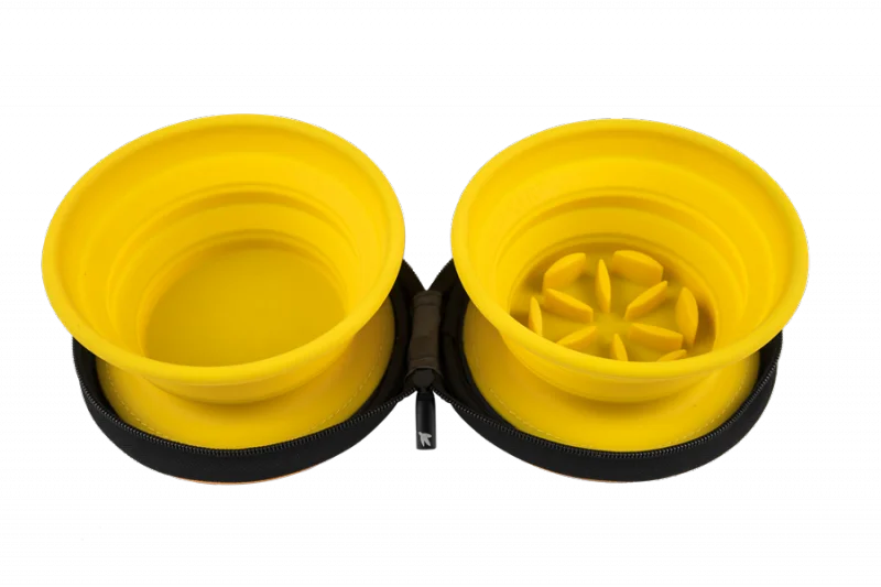 Double Travel Bowl - KIWI WALKER Slowfeeder