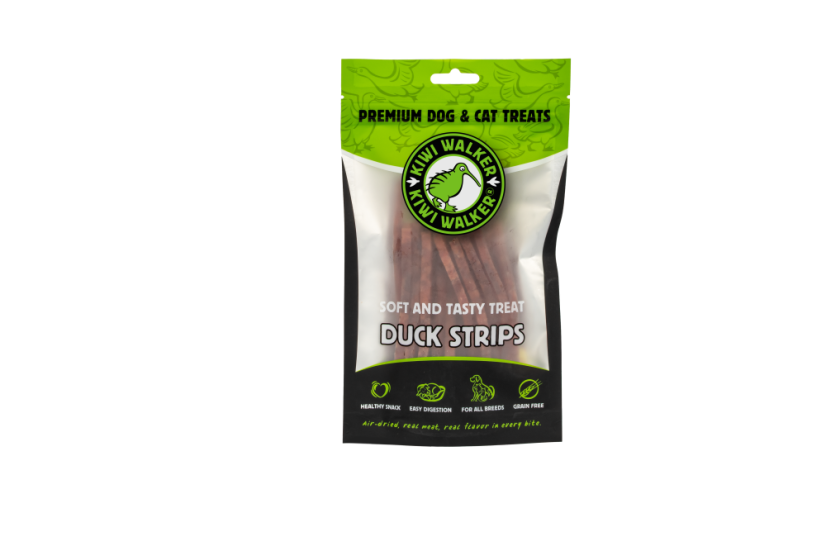 Duck Strips (Soft and Tasty Treat) - Premium Dog & Cat Treats - Kiwi Walker