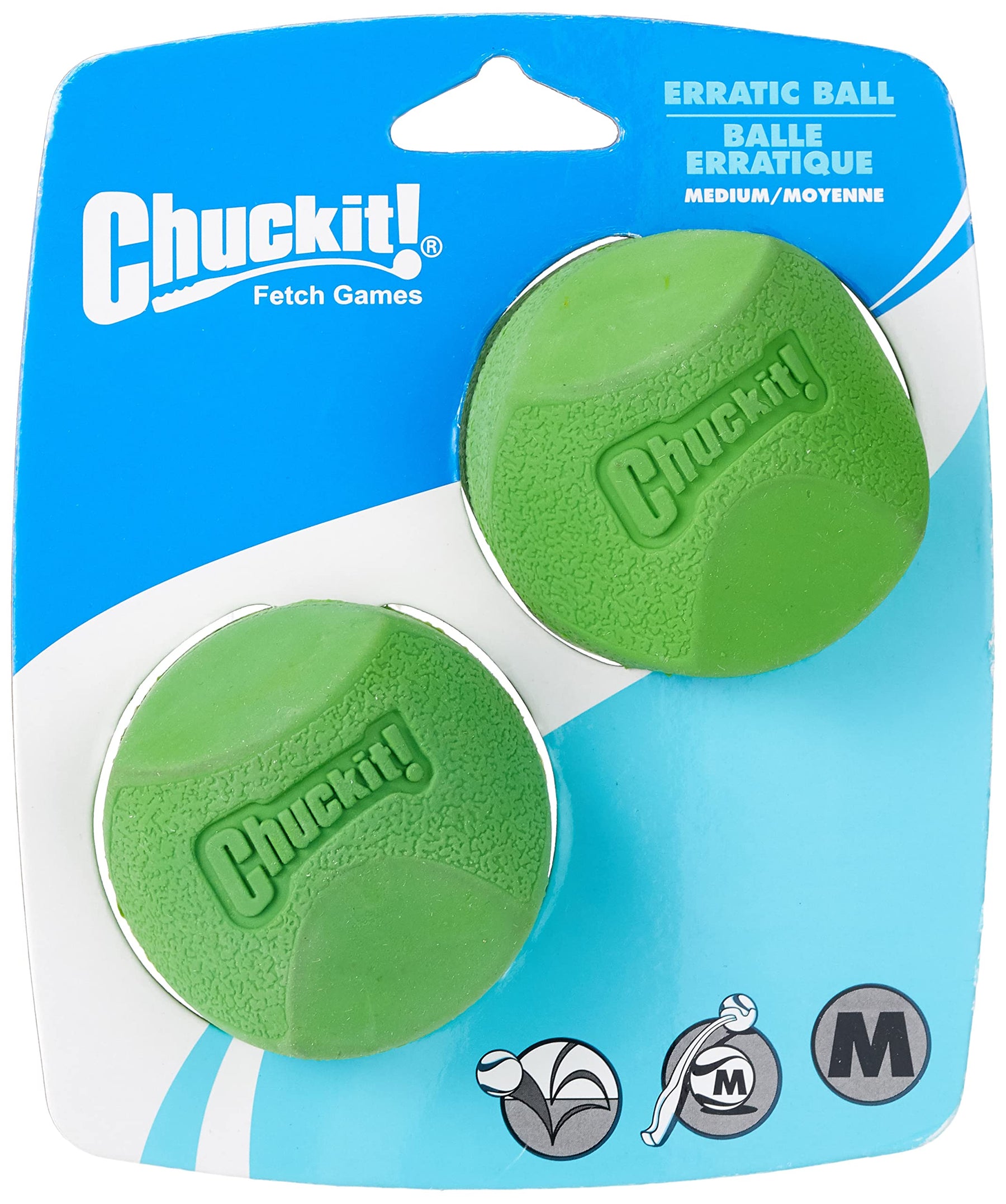 Erratic ball 2-pak - Chuck it!