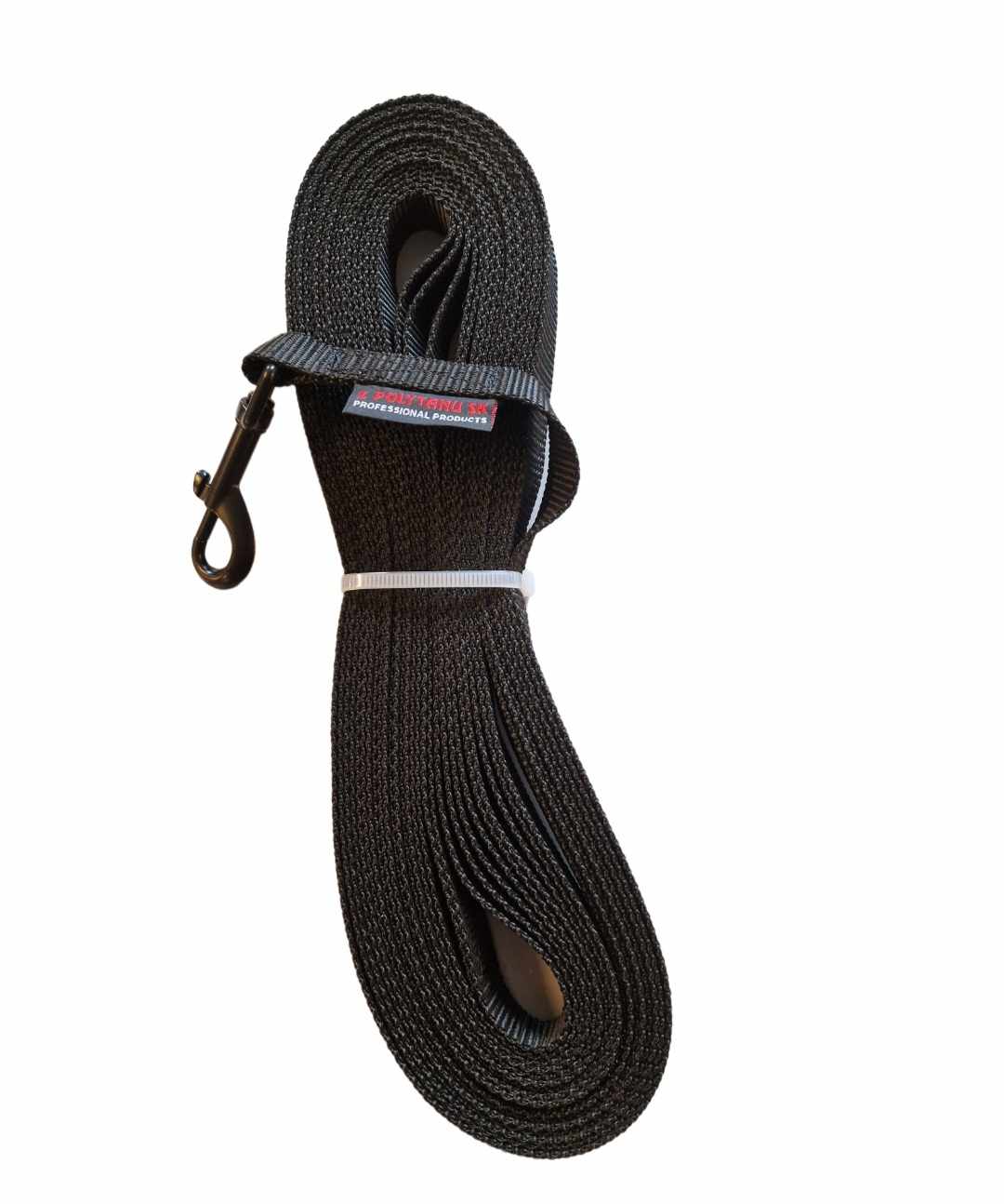 10 m flad webbing line m/håndtag