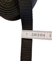 10 m flad webbing line m/håndtag