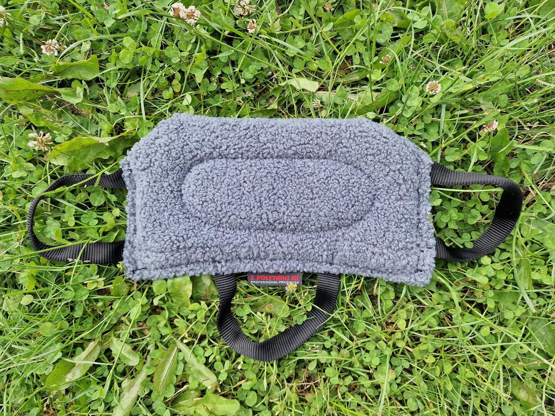 Flad bidepude teddy materiale - hvalp